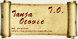 Tanja Otović vizit kartica